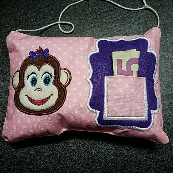 Monkey tooth fairy pillow - Picture 1 of 1